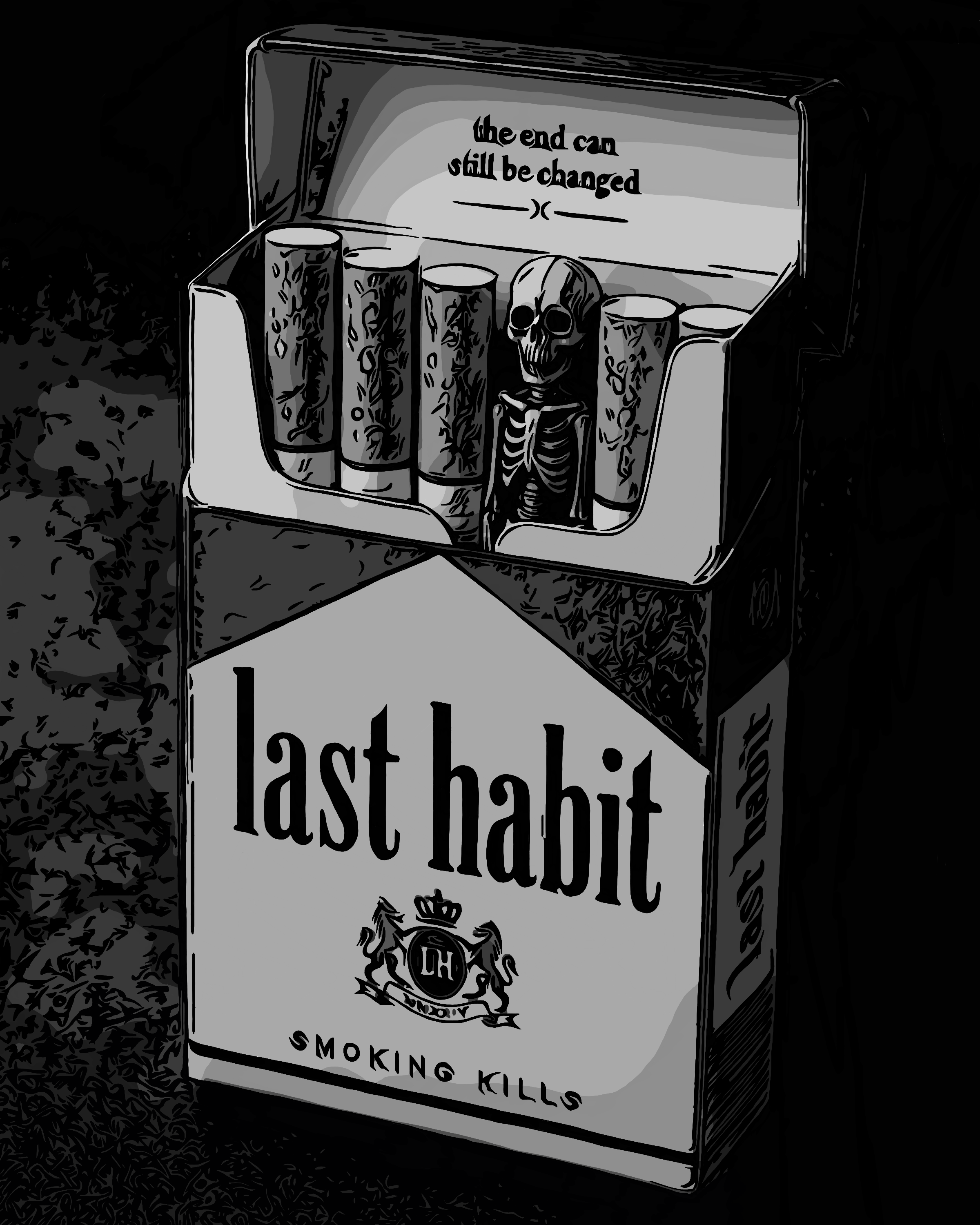 I Am Last Habit Sticker